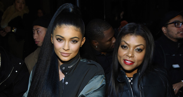 Jenner sat front row at Alexander Wang. Photo / Getty